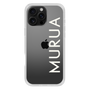 Slim Protection Case［ MURUA - Logo - White ］