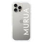 Slim Protection Case［ MURUA - Logo - White ］