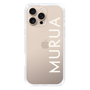 Slim Protection Case［ MURUA - Logo - White ］