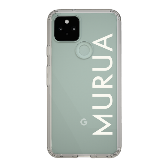 Slim Protection Case［ MURUA - Logo - White ］
