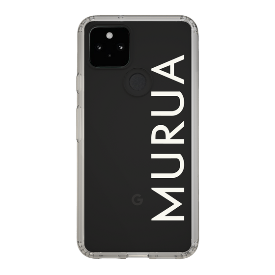 Slim Protection Case［ MURUA - Logo - White ］
