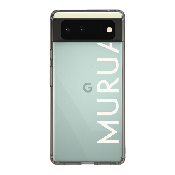 Slim Protection Case［ MURUA - Logo - White ］