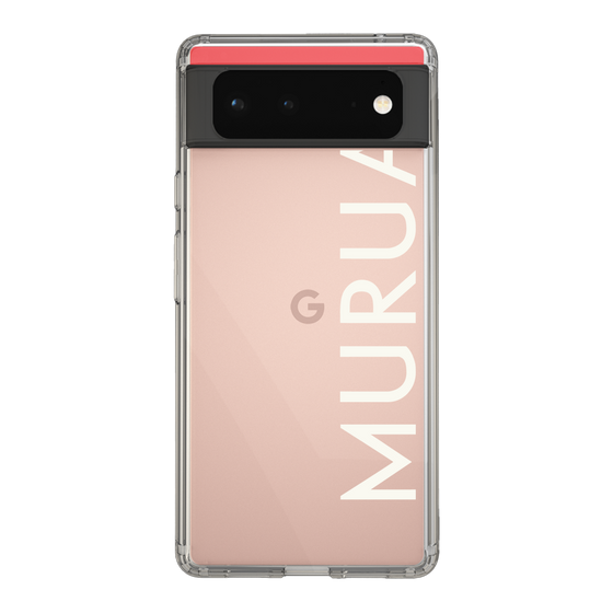 Slim Protection Case［ MURUA - Logo - White ］
