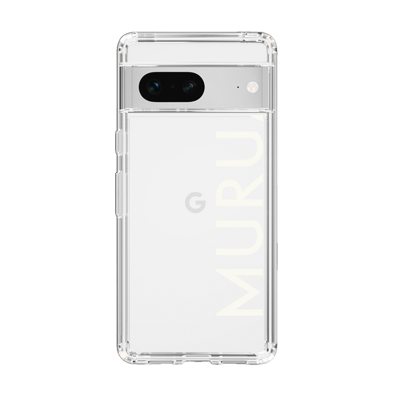 Slim Protection Case［ MURUA - Logo - White ］