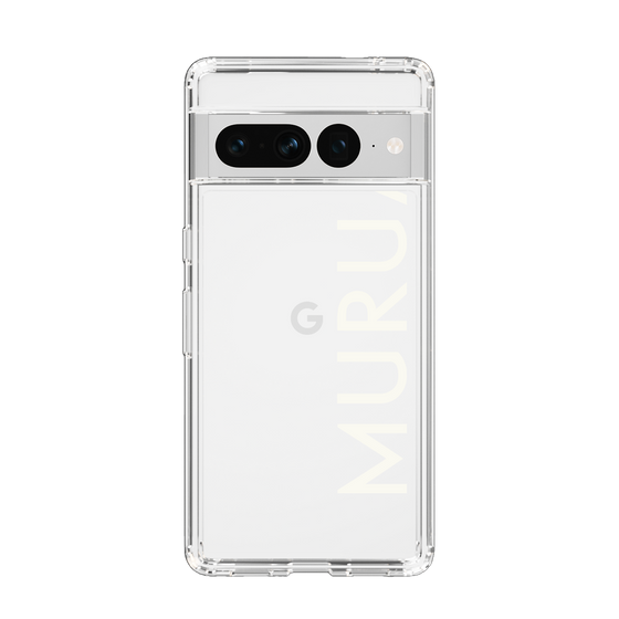 Slim Protection Case［ MURUA - Logo - White ］