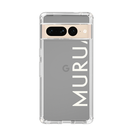 Slim Protection Case［ MURUA - Logo - White ］
