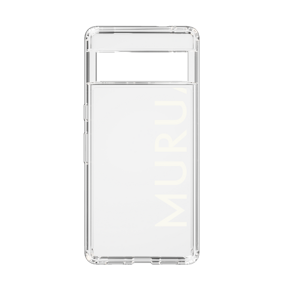 Slim Protection Case［ MURUA - Logo - White ］
