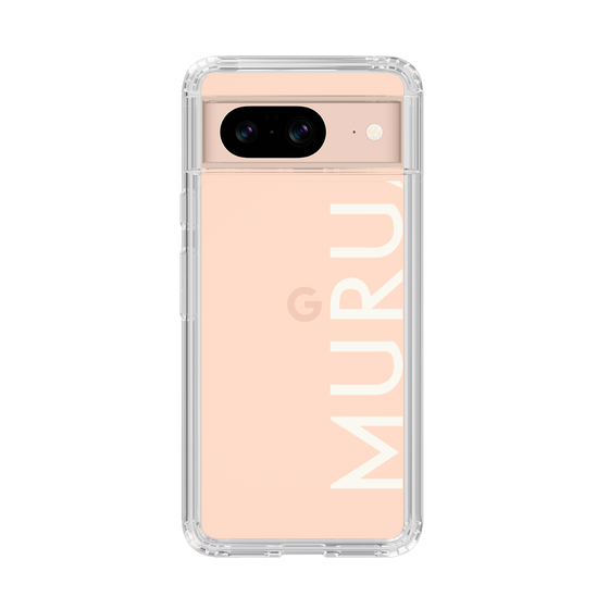 Slim Protection Case［ MURUA - Logo - White ］