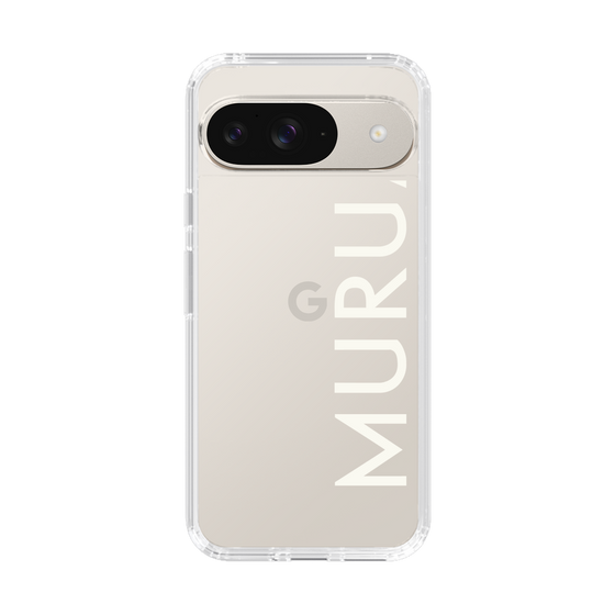 Slim Protection Case［ MURUA - Logo - White ］