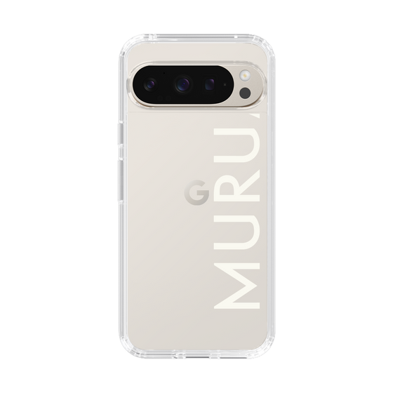 Slim Protection Case［ MURUA - Logo - White ］