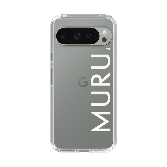 Slim Protection Case［ MURUA - Logo - White ］