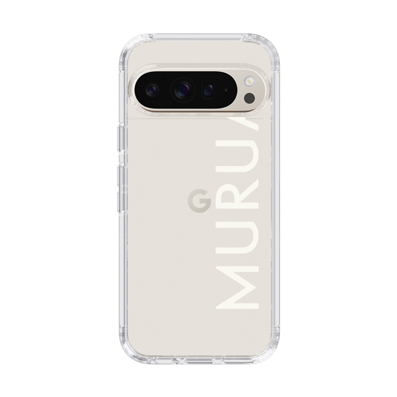 Slim Protection Case［ MURUA - Logo - White ］