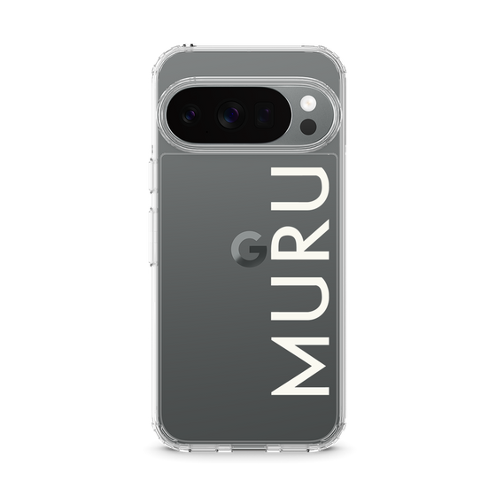 Slim Protection Case［ MURUA - Logo - White ］