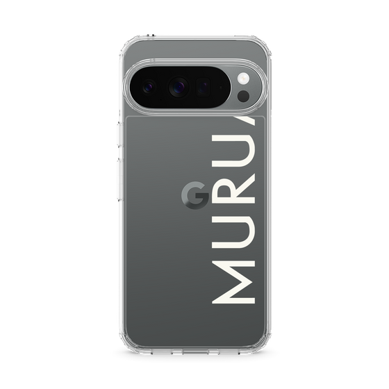 Slim Protection Case［ MURUA - Logo - White ］