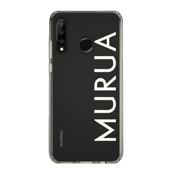 Slim Protection Case［ MURUA - Logo - White ］