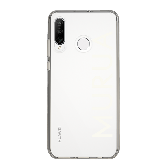 Slim Protection Case［ MURUA - Logo - White ］