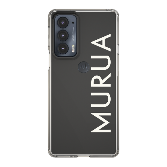 Slim Protection Case［ MURUA - Logo - White ］