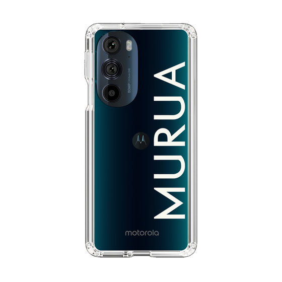 Slim Protection Case［ MURUA - Logo - White ］