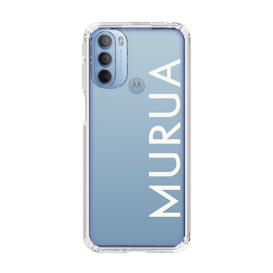Slim Protection Case［ MURUA - Logo - White ］