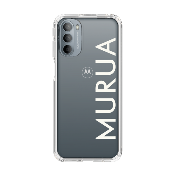 Slim Protection Case［ MURUA - Logo - White ］
