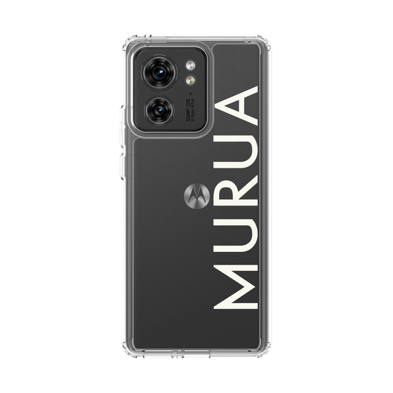 Slim Protection Case［ MURUA - Logo - White ］