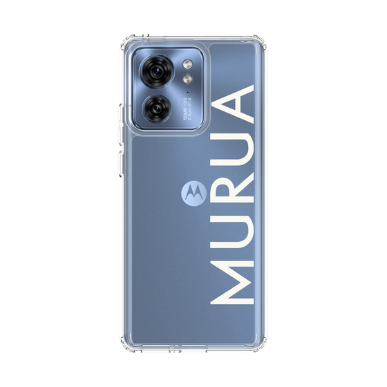 Slim Protection Case［ MURUA - Logo - White ］