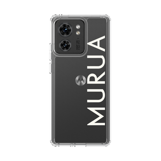 Slim Protection Case［ MURUA - Logo - White ］