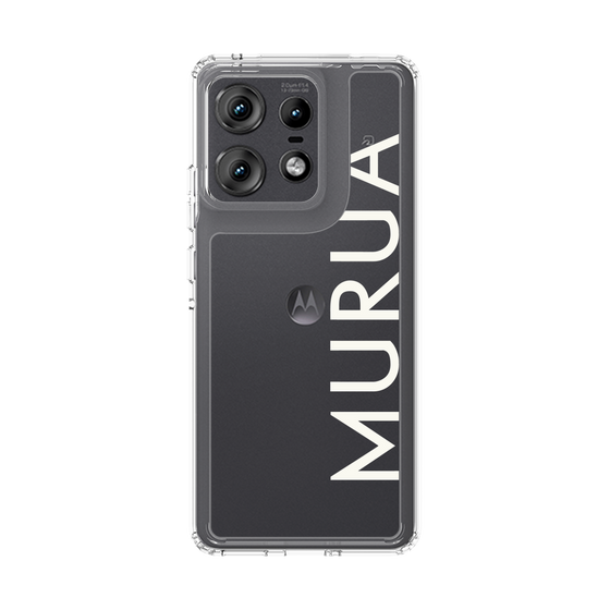Slim Protection Case［ MURUA - Logo - White ］