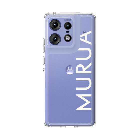 Slim Protection Case［ MURUA - Logo - White ］