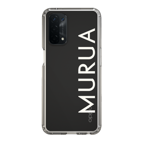 Slim Protection Case［ MURUA - Logo - White ］