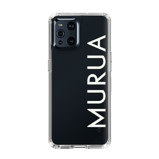 Slim Protection Case［ MURUA - Logo - White ］
