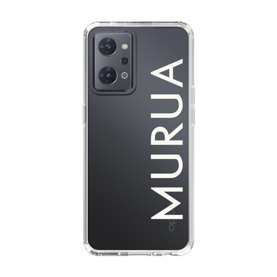 Slim Protection Case［ MURUA - Logo - White ］