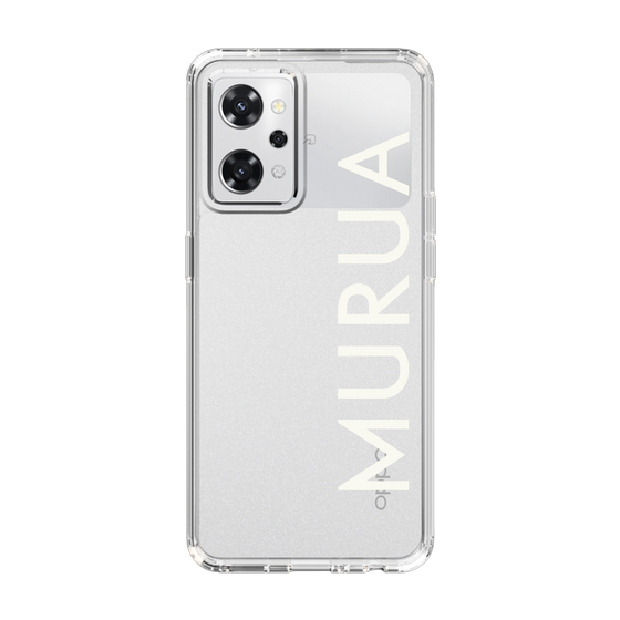 Slim Protection Case［ MURUA - Logo - White ］