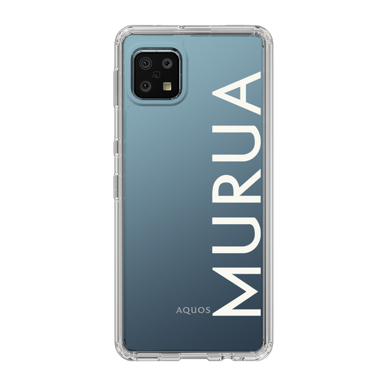 Slim Protection Case［ MURUA - Logo - White ］