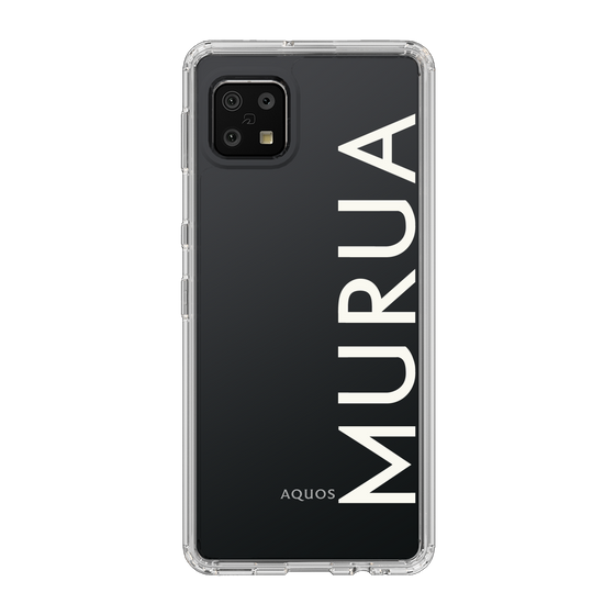 Slim Protection Case［ MURUA - Logo - White ］