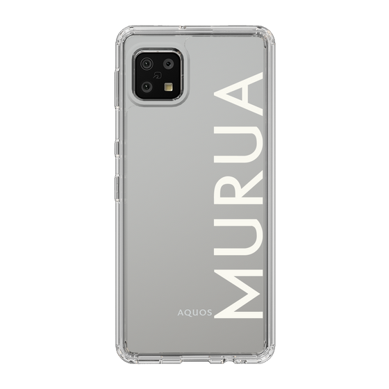 Slim Protection Case［ MURUA - Logo - White ］