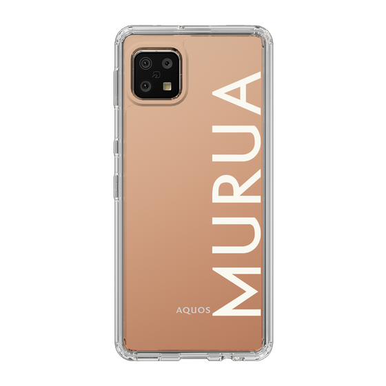 Slim Protection Case［ MURUA - Logo - White ］