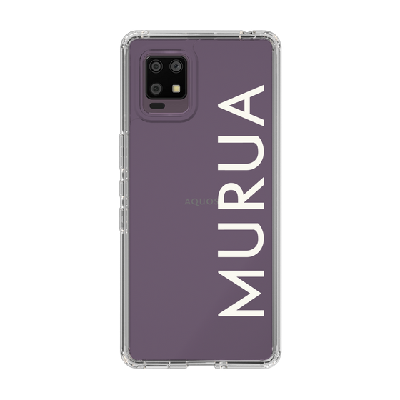 Slim Protection Case［ MURUA - Logo - White ］
