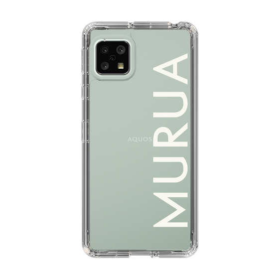 Slim Protection Case［ MURUA - Logo - White ］