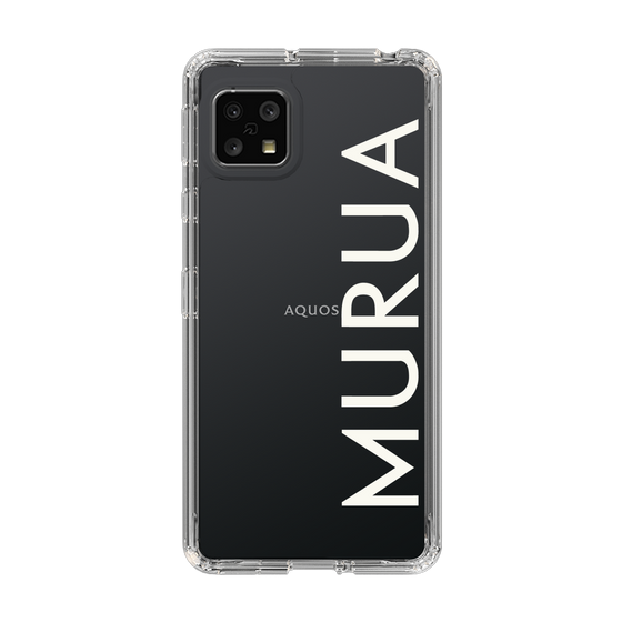 Slim Protection Case［ MURUA - Logo - White ］