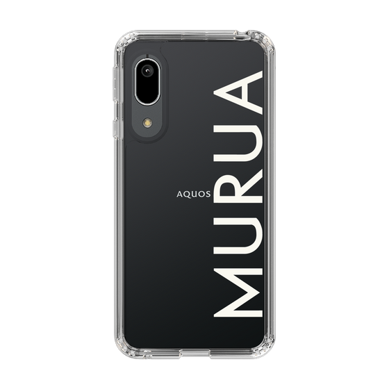 Slim Protection Case［ MURUA - Logo - White ］