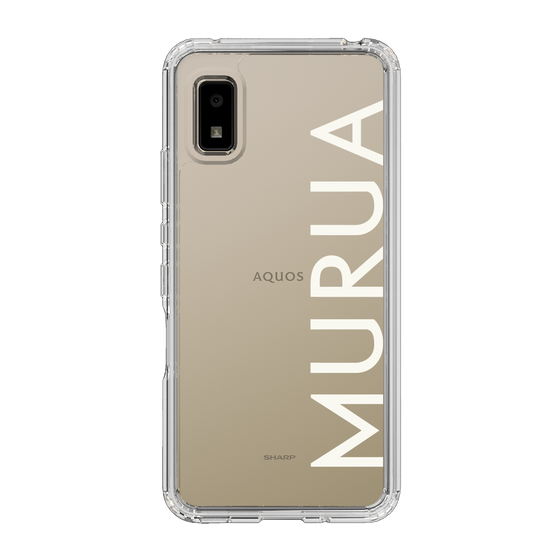 Slim Protection Case［ MURUA - Logo - White ］