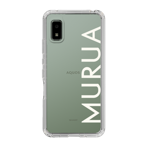 Slim Protection Case［ MURUA - Logo - White ］
