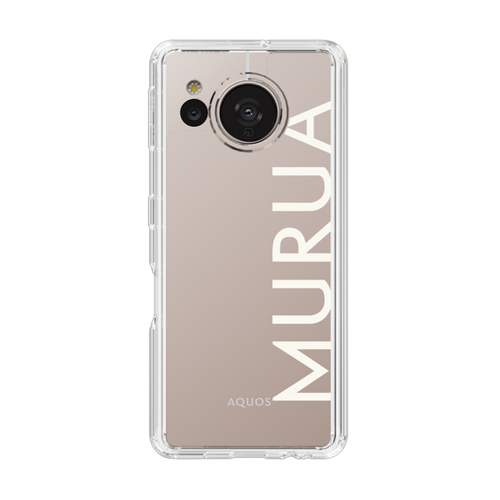 Slim Protection Case［ MURUA - Logo - White ］