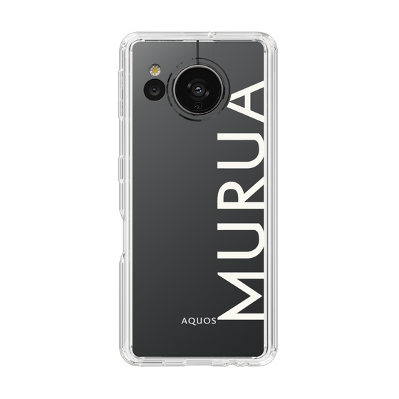 Slim Protection Case［ MURUA - Logo - White ］
