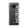 Slim Protection Case［ MURUA - Logo - White ］