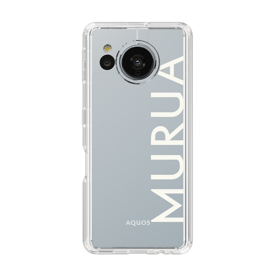 Slim Protection Case［ MURUA - Logo - White ］