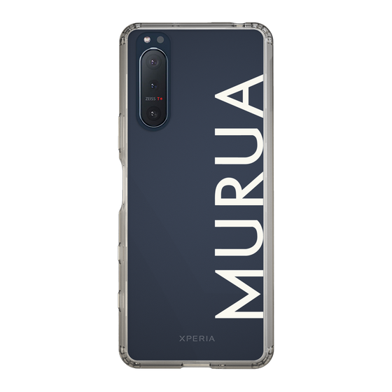 Slim Protection Case［ MURUA - Logo - White ］