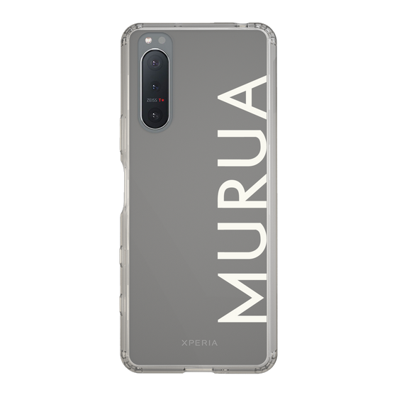 Slim Protection Case［ MURUA - Logo - White ］