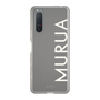 Slim Protection Case［ MURUA - Logo - White ］